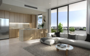 3-5 Bridge Rd Homebush_Unit 804_Living Kitchen
